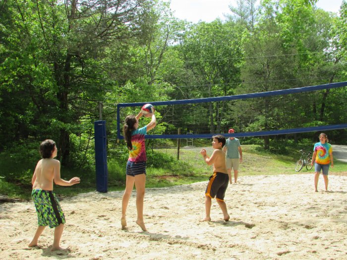 Beach Volleyball At Rip Van Winkle Campgrounds