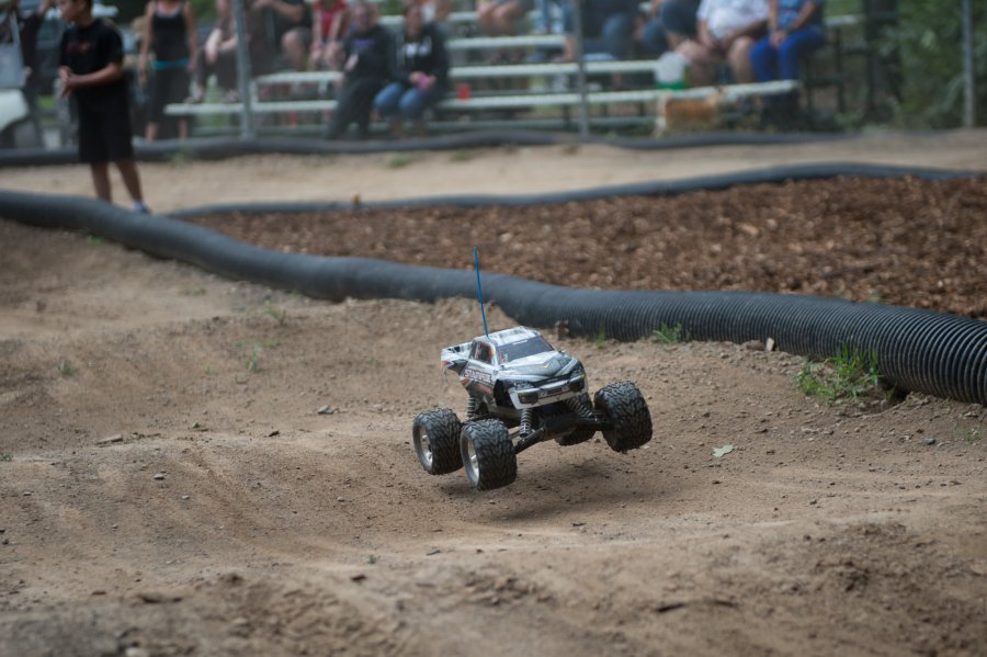RC monster truck at RIP Van Winkle Campground RC Race Track in Saugerties NY