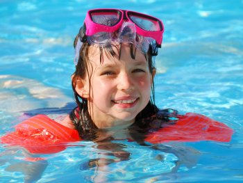 Heated Swimming Pool at Rip Van Winkle Campgrounds in Saugerties, NY