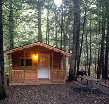 Rental Cabins at Rip Van Winkle Campgrounds