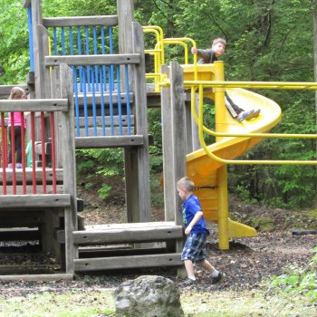 Children Playing on a playground