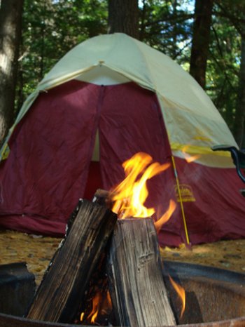 Lovers Lane at Rip Van Winkle Campgrounds, Saugerties, NY - Camping for Couples NY