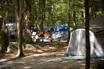 fall camping in the Catskills