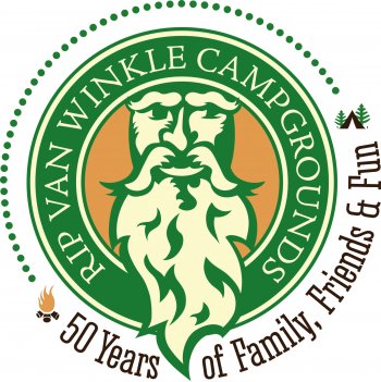 Rip Van Winkle Campgrounds 50th Anniversary Logo