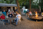 Group campfire